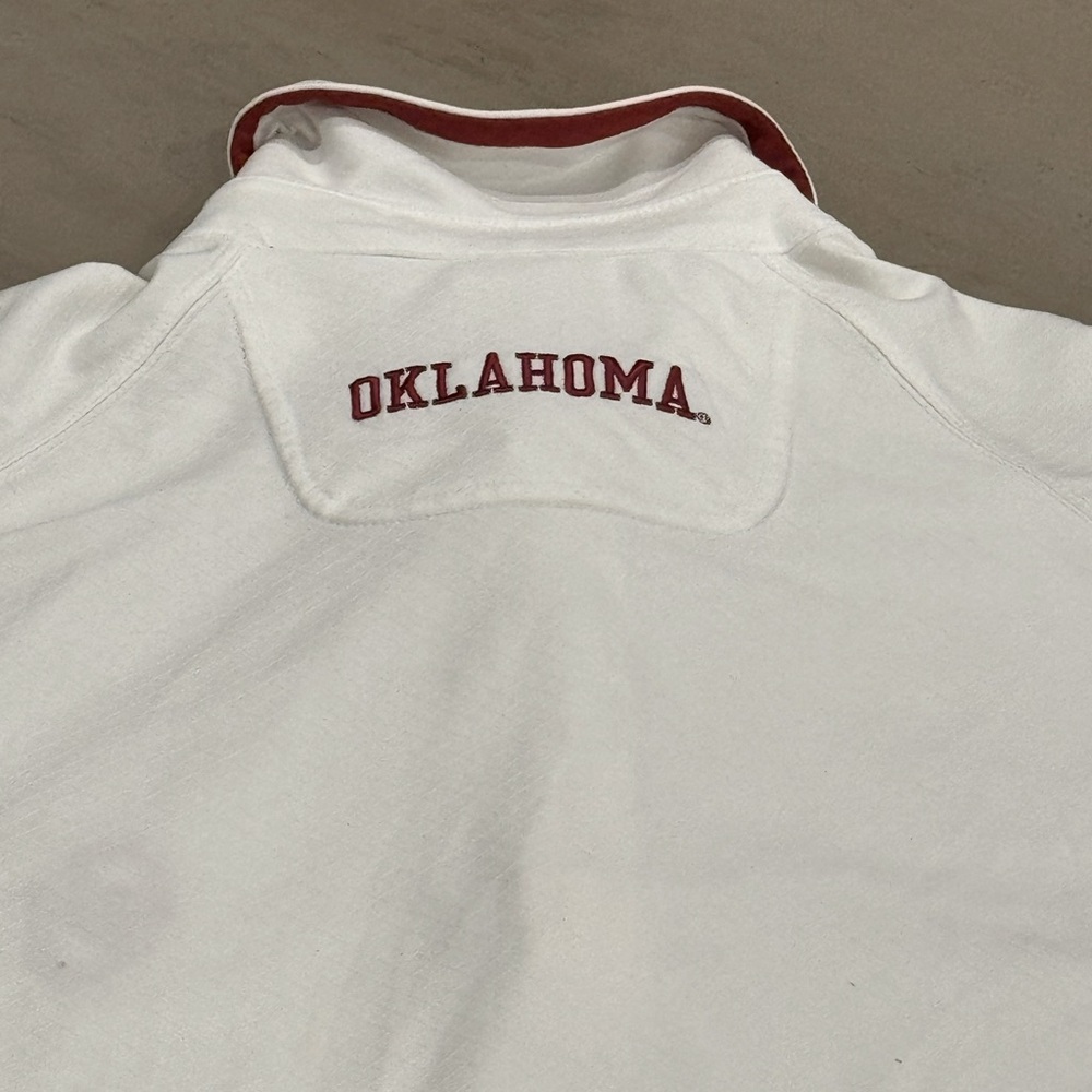 SOLD: Nike Oklahoma University Polo Style Shirt- M - Picture 3 of 10